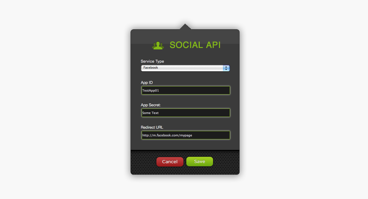Influxis Social API
